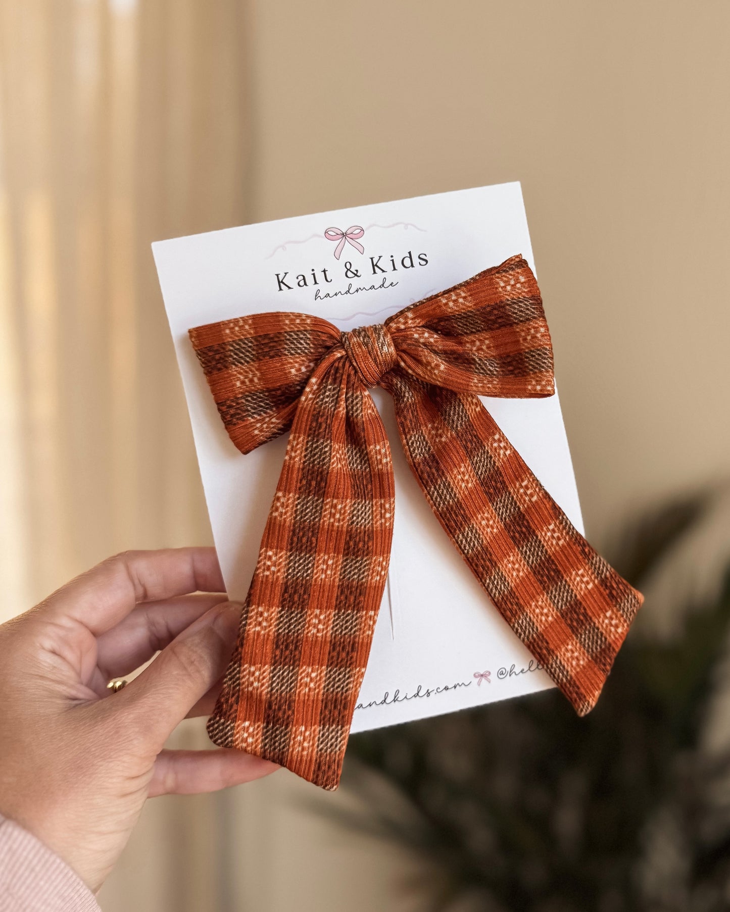 November plaid *longtail*