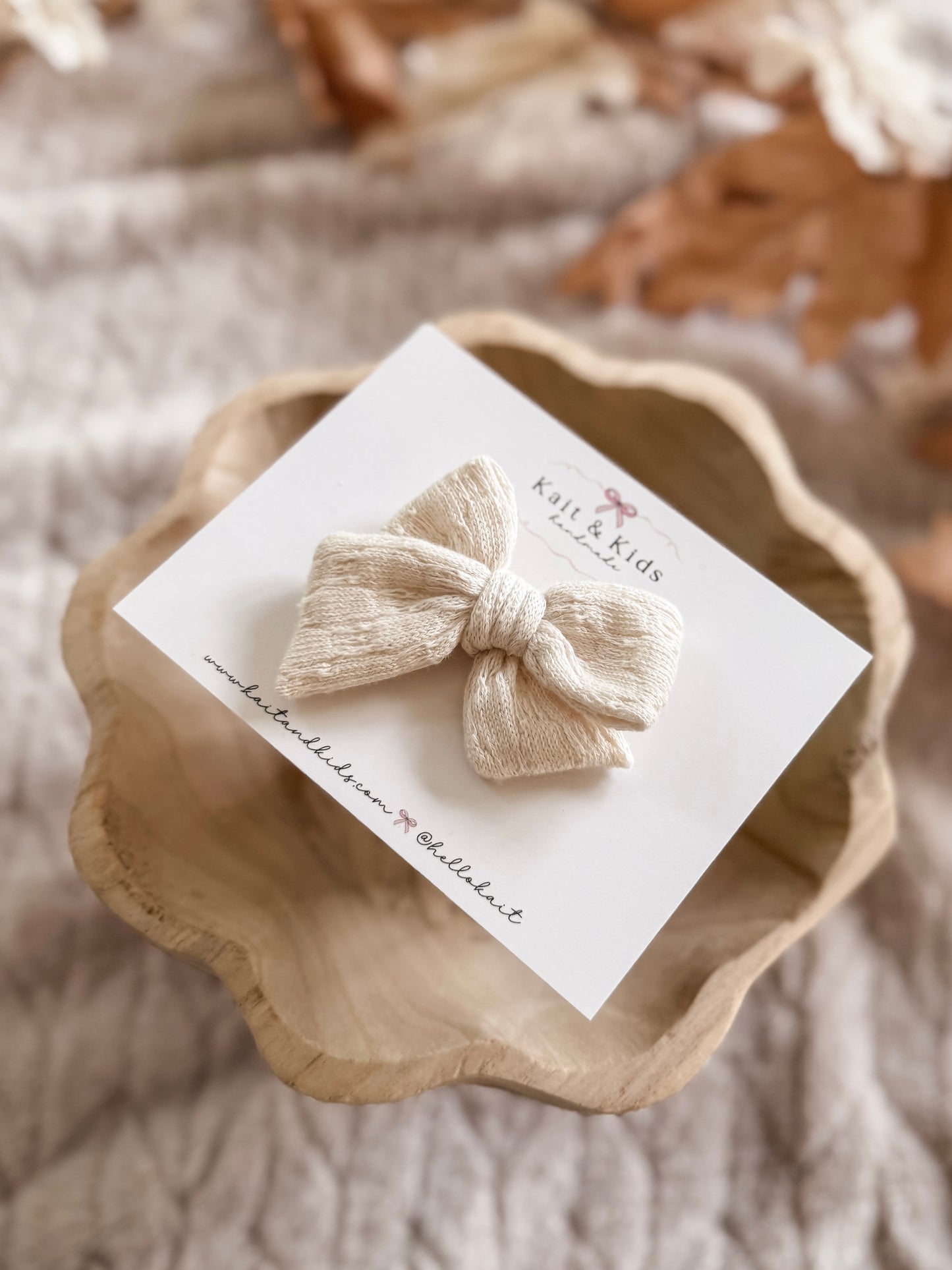 Ivory sweater / mini classic
