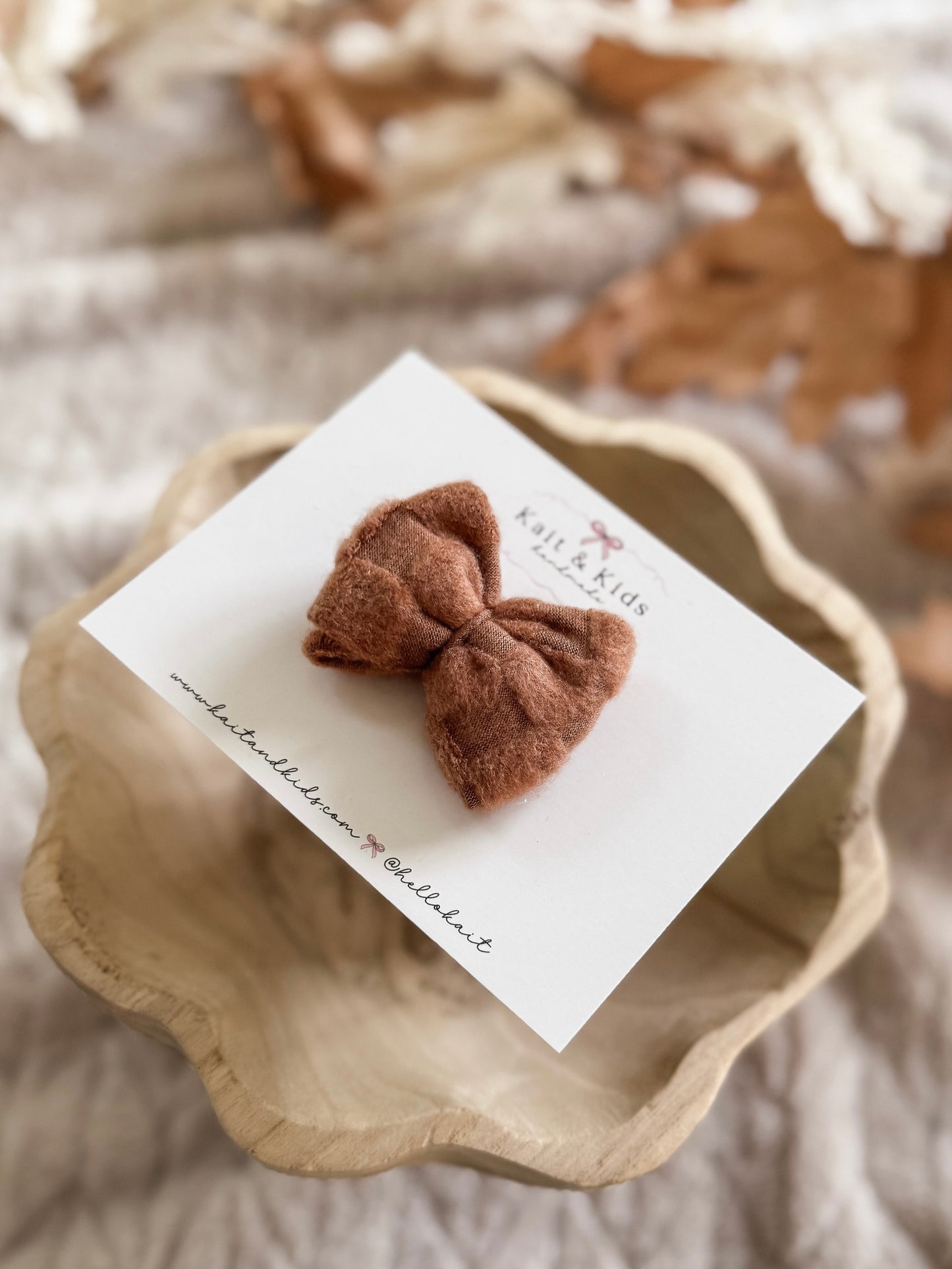 Cozy caramel swirl / pinwheel / piggy set or single