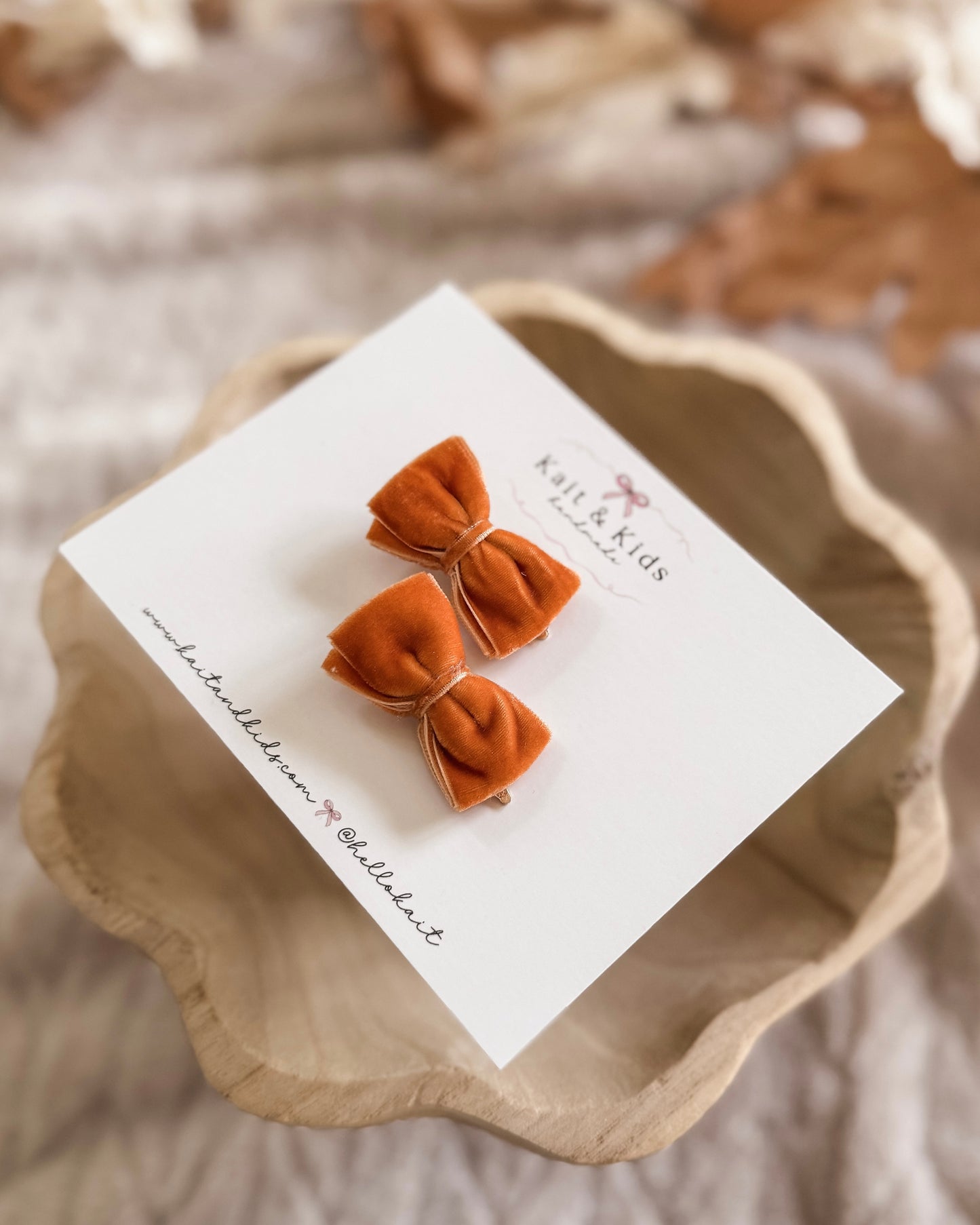 itty bitty pumpkin velvet *piggy set*
