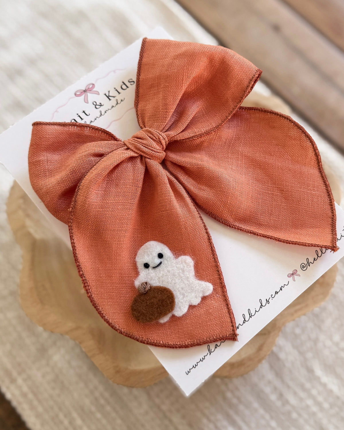 Ghostie / medium / large / headband / clip