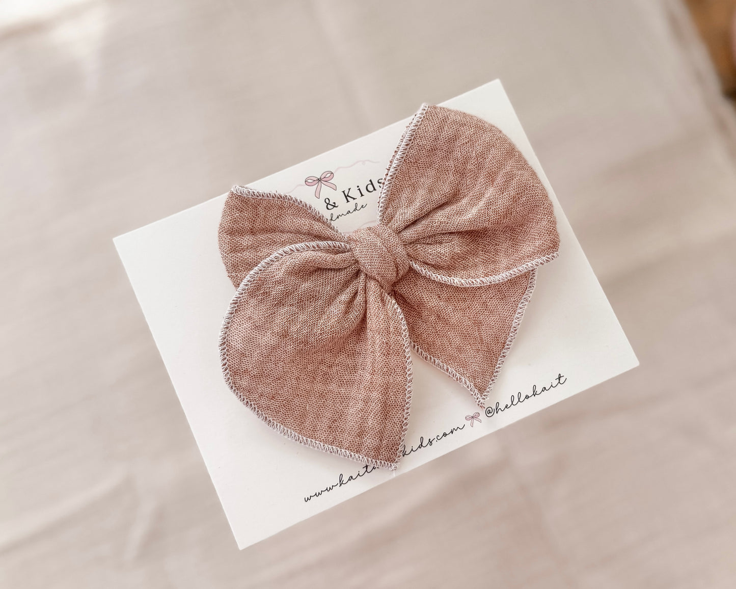 cotton peach gauze *fable*