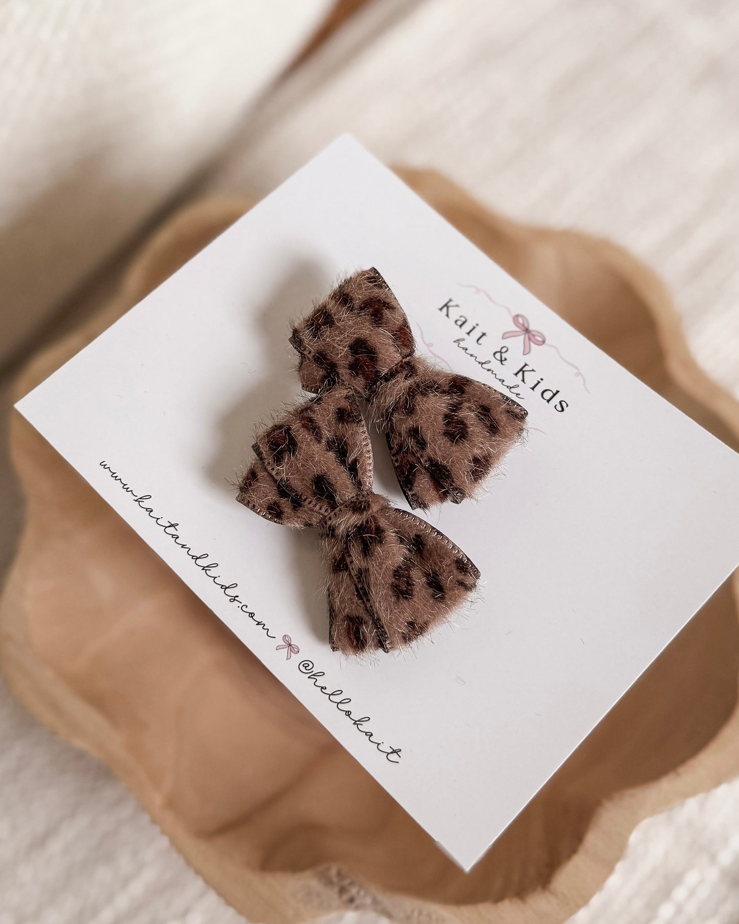 Teddy leopard / piggy set