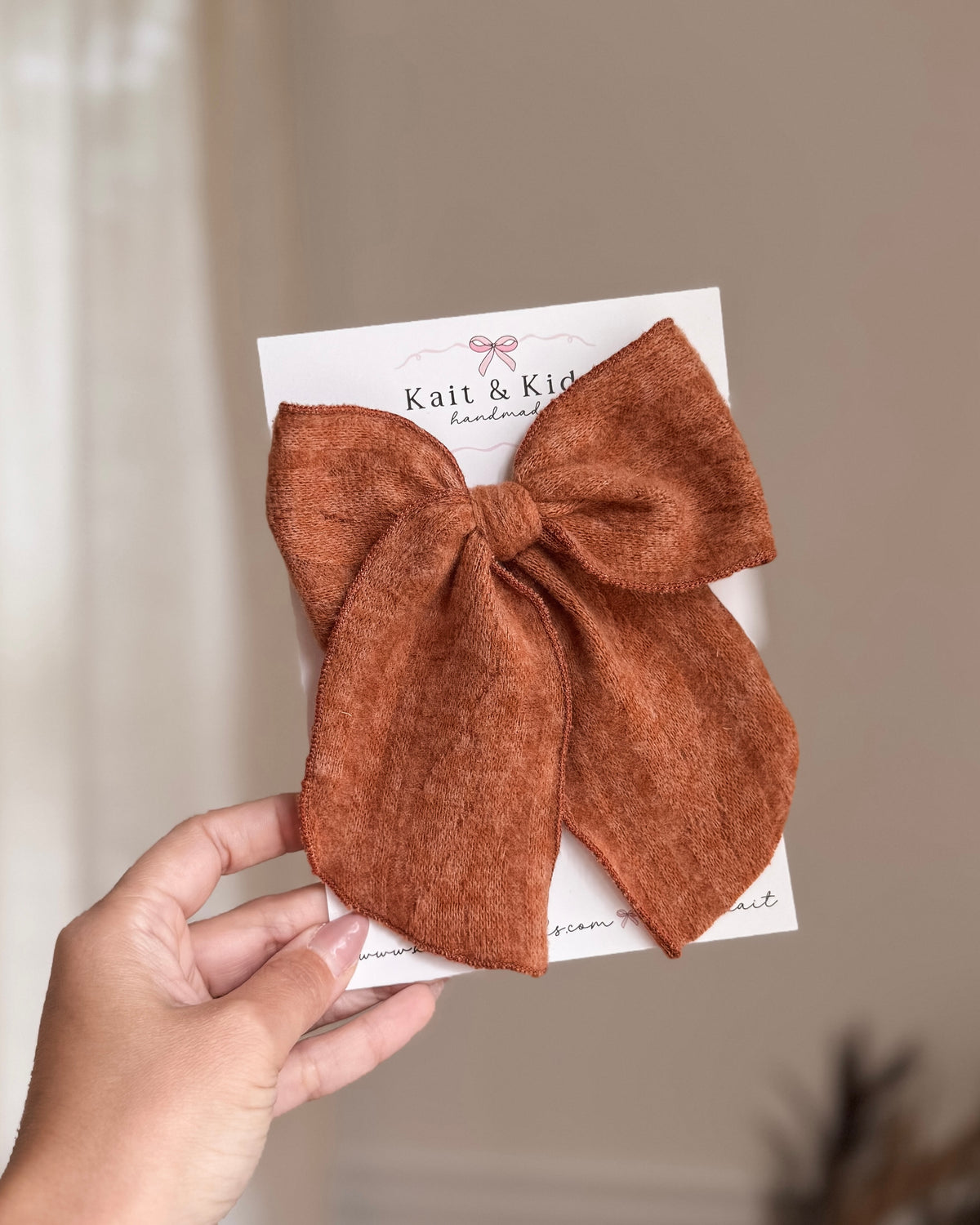 Pumpkin knit / fable / large / clip