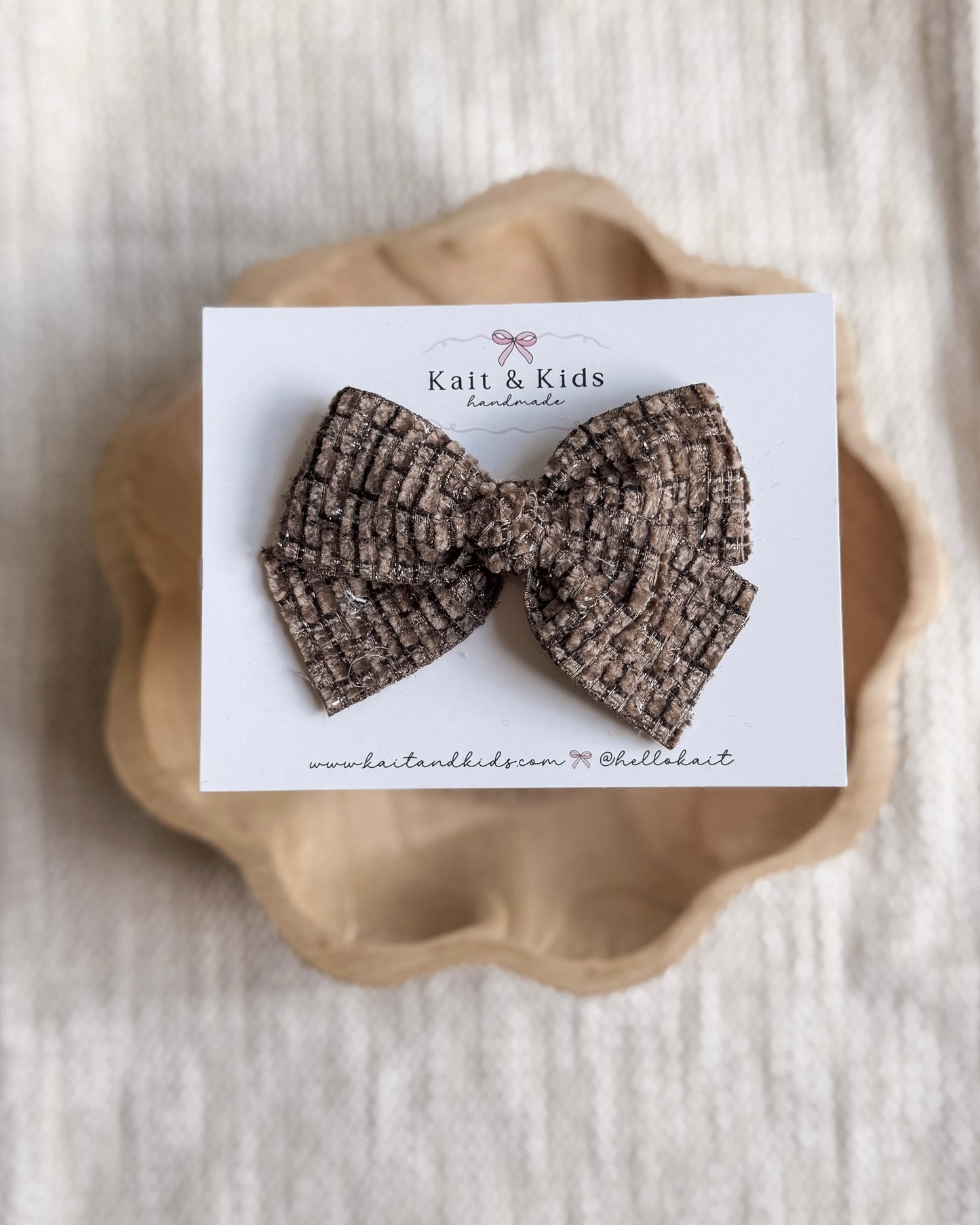 Autumn bark / headband / clip