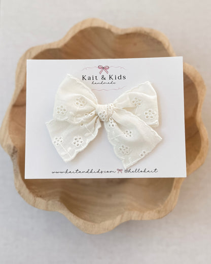 Daisy scalloped ✿ headband / clip