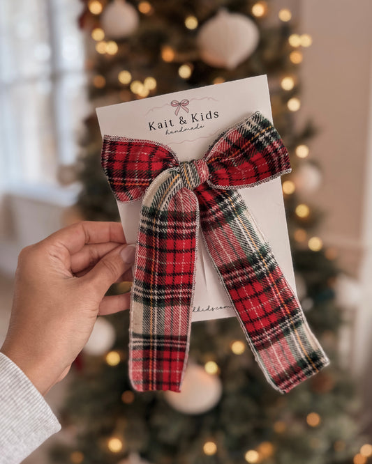 vintage plaid extra longtail