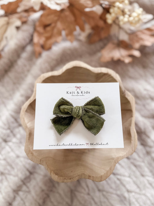 Moss velvet / mini classic