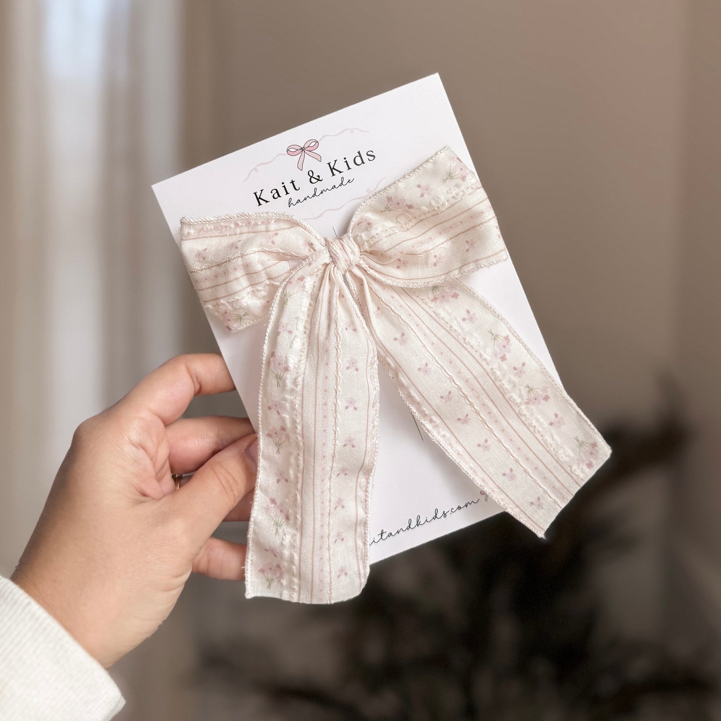 Saddie floral ♡ large ♡ clip