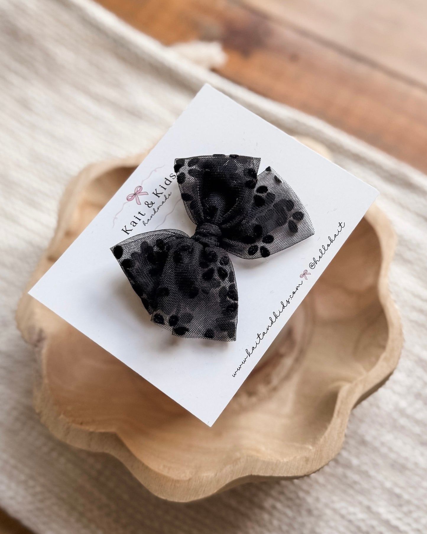 Black Aura daisy / headband / clip / piggy set
