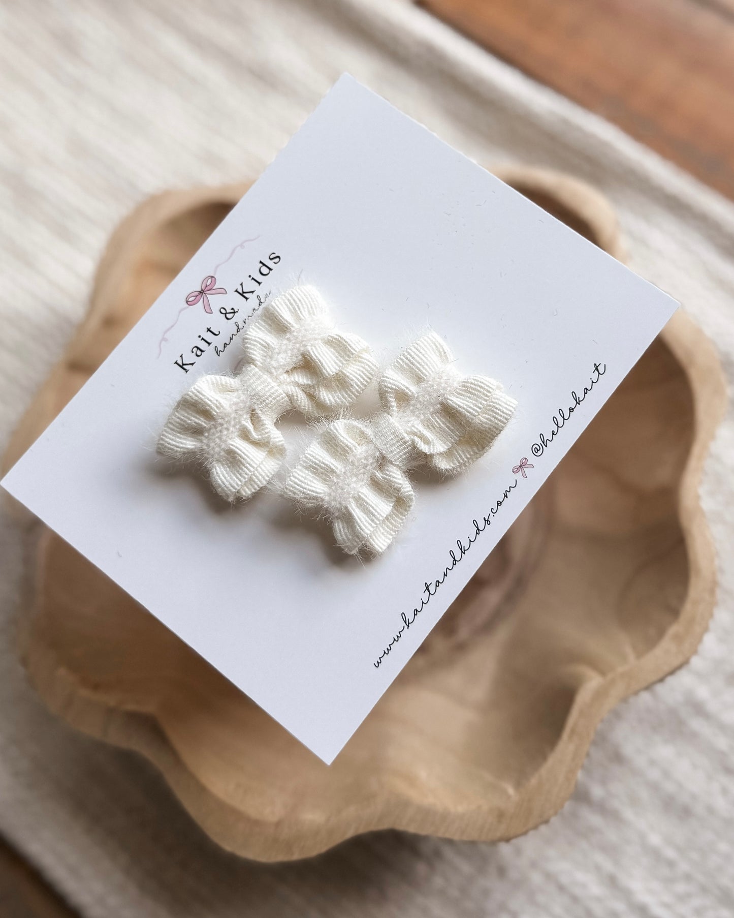 Ivory sweater / piggy set