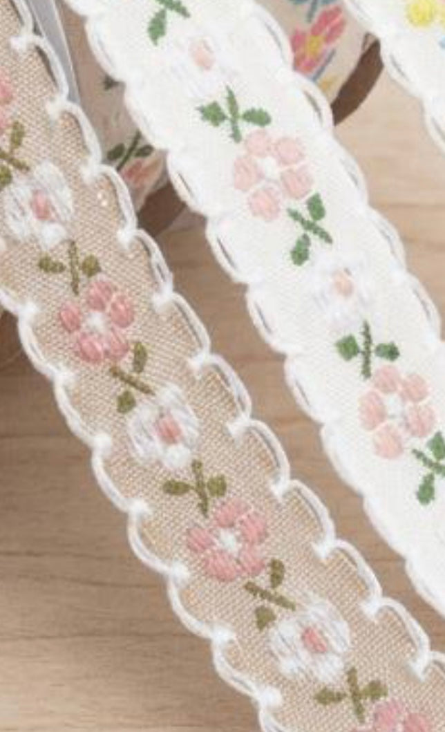 Skinny field of flowers ✿ headband / clip / piggy set
