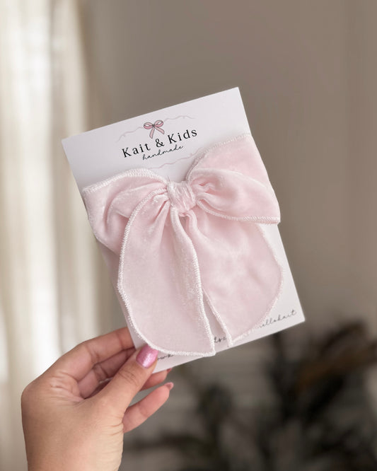 Lightest pink velvet ♡ large