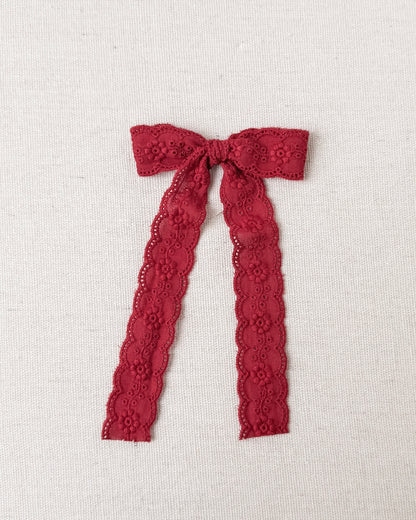 Vintage red eyelet ✿ longtail