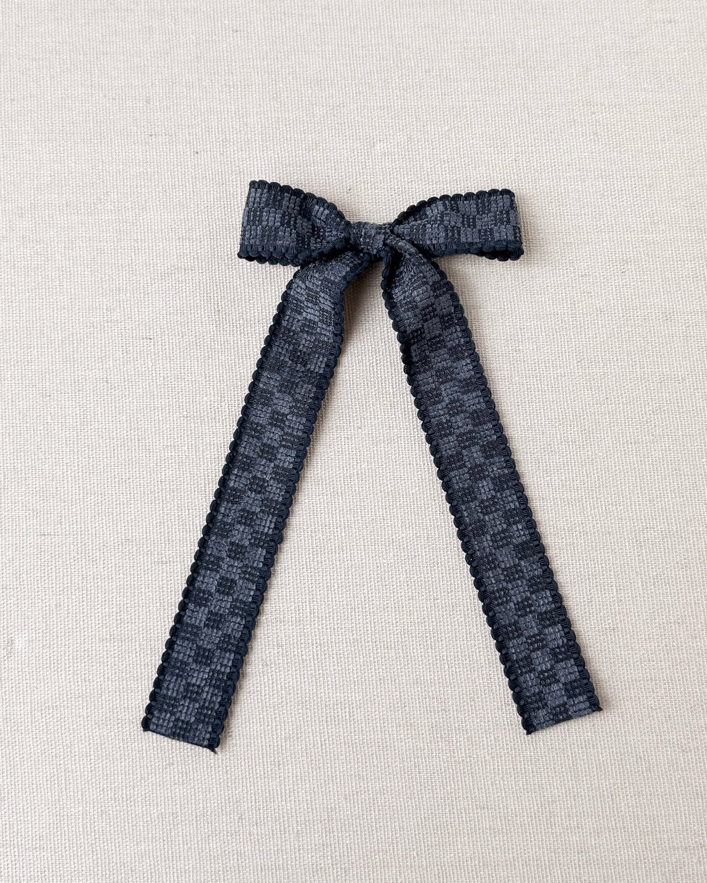 Navy blue gingham ✿ longtail