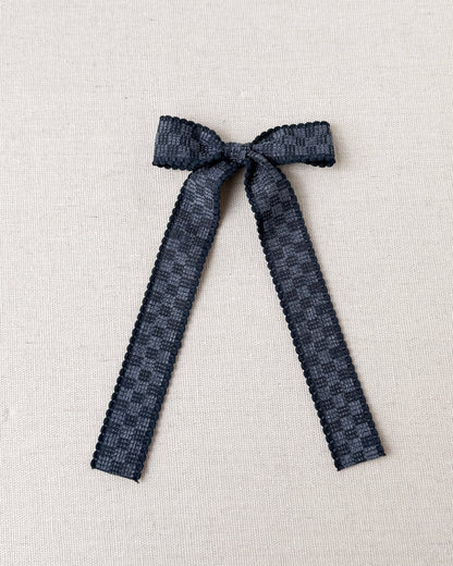 Navy blue gingham ✿ longtail
