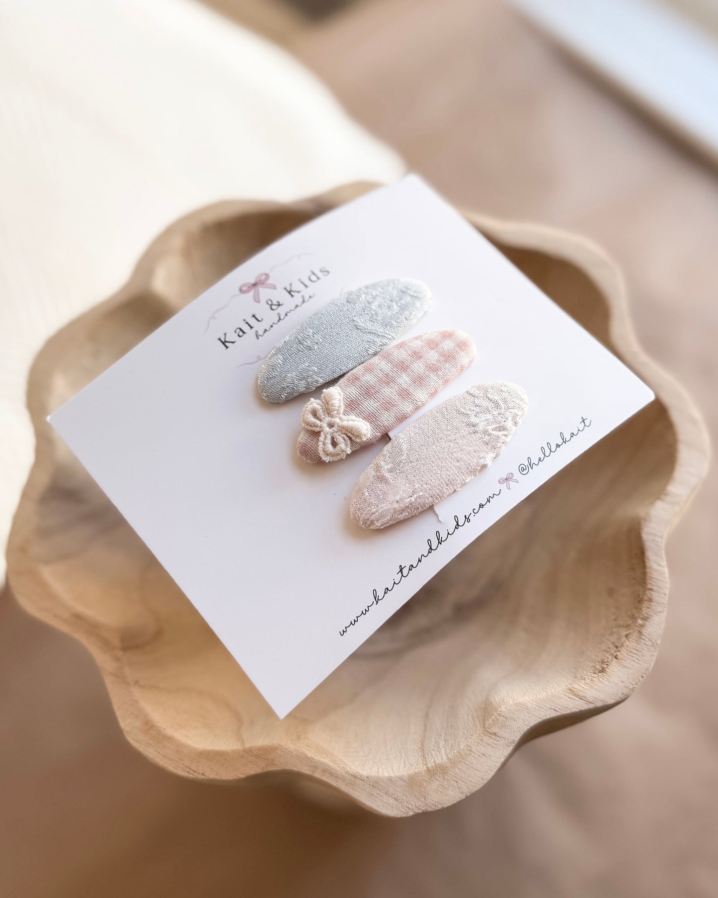 little bow peep ✿ snap clip set