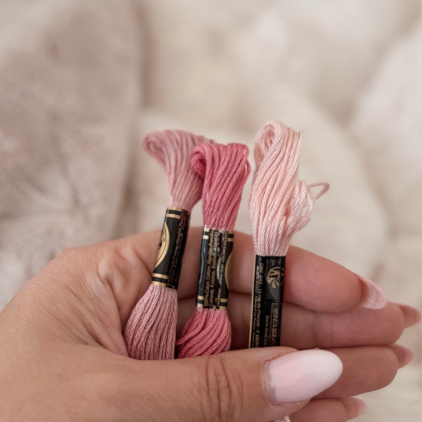 Embroidered name bow ♡ white / headband / clip