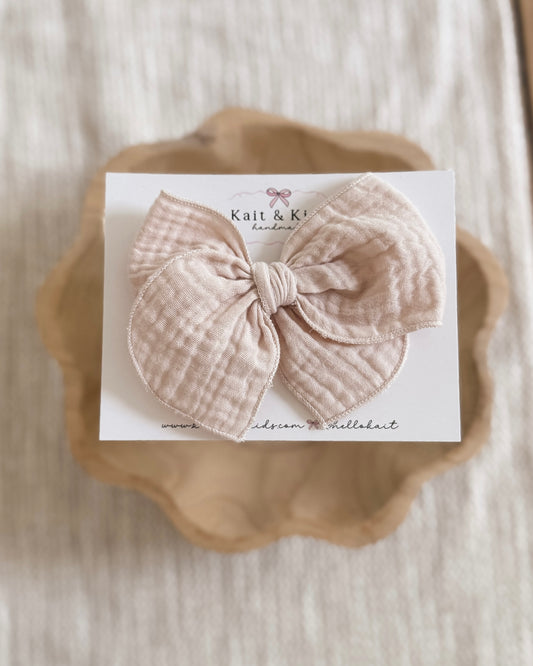 Stonewood muslin / fable / headband / clip