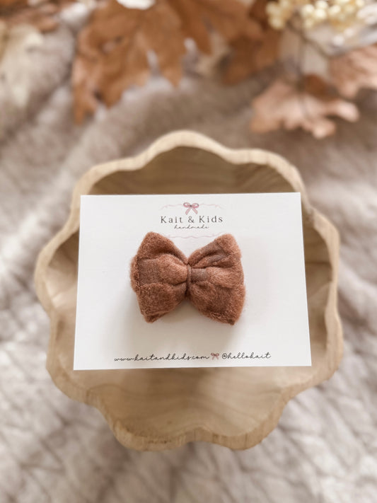 Cozy caramel swirl / pinwheel / piggy set or single