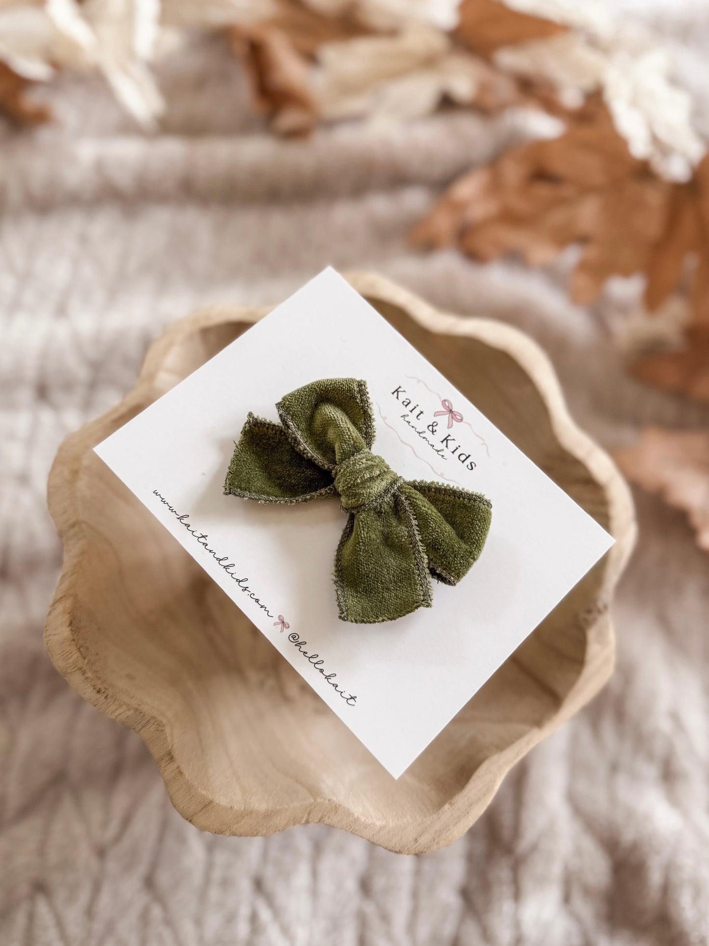 Moss velvet / mini classic