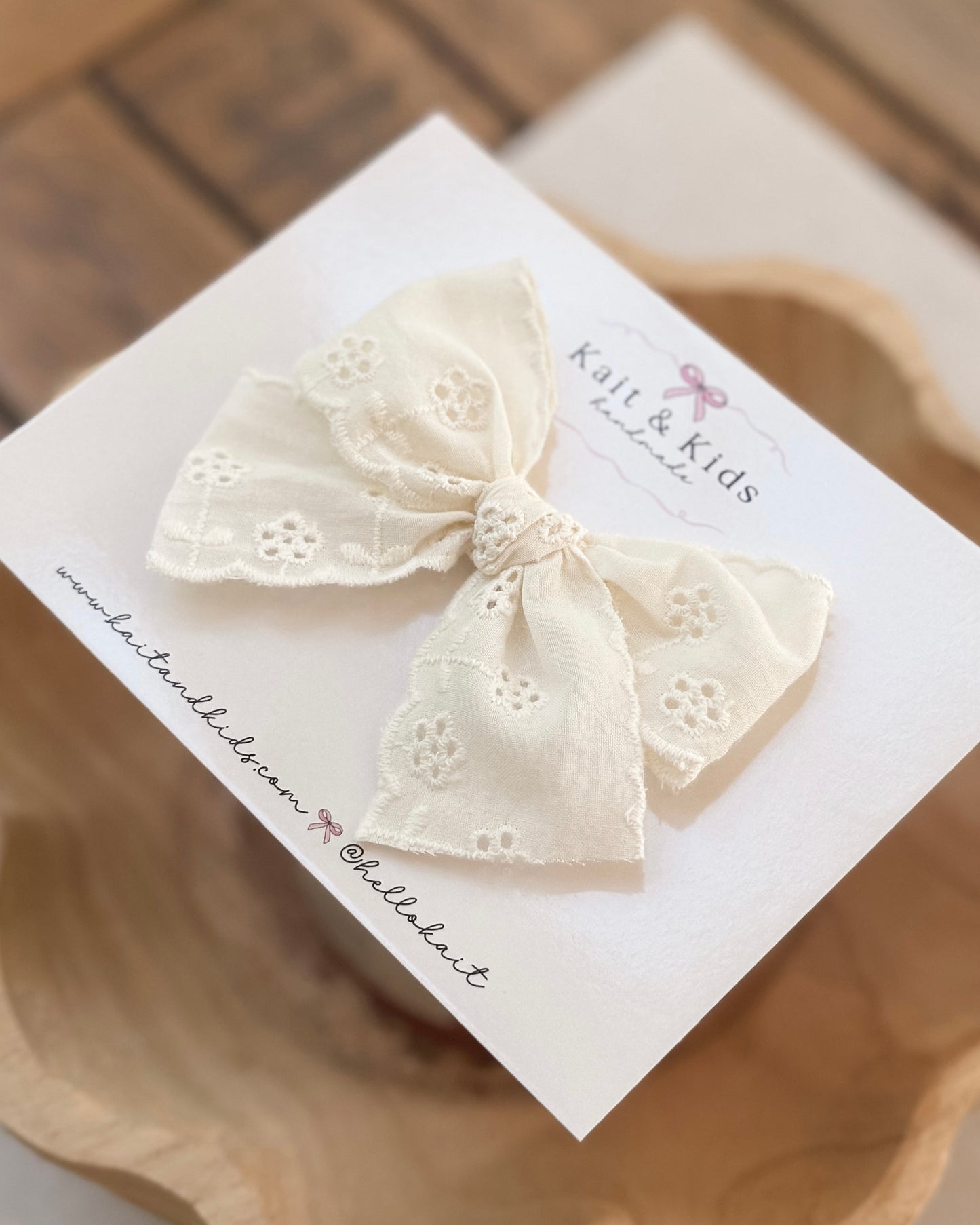 Daisy scalloped ✿ headband / clip