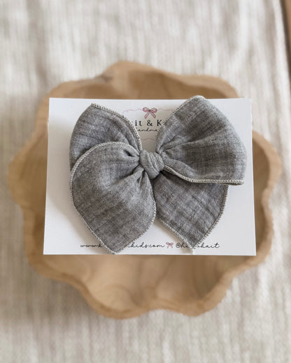 Storm muslin / fable / headband / clip