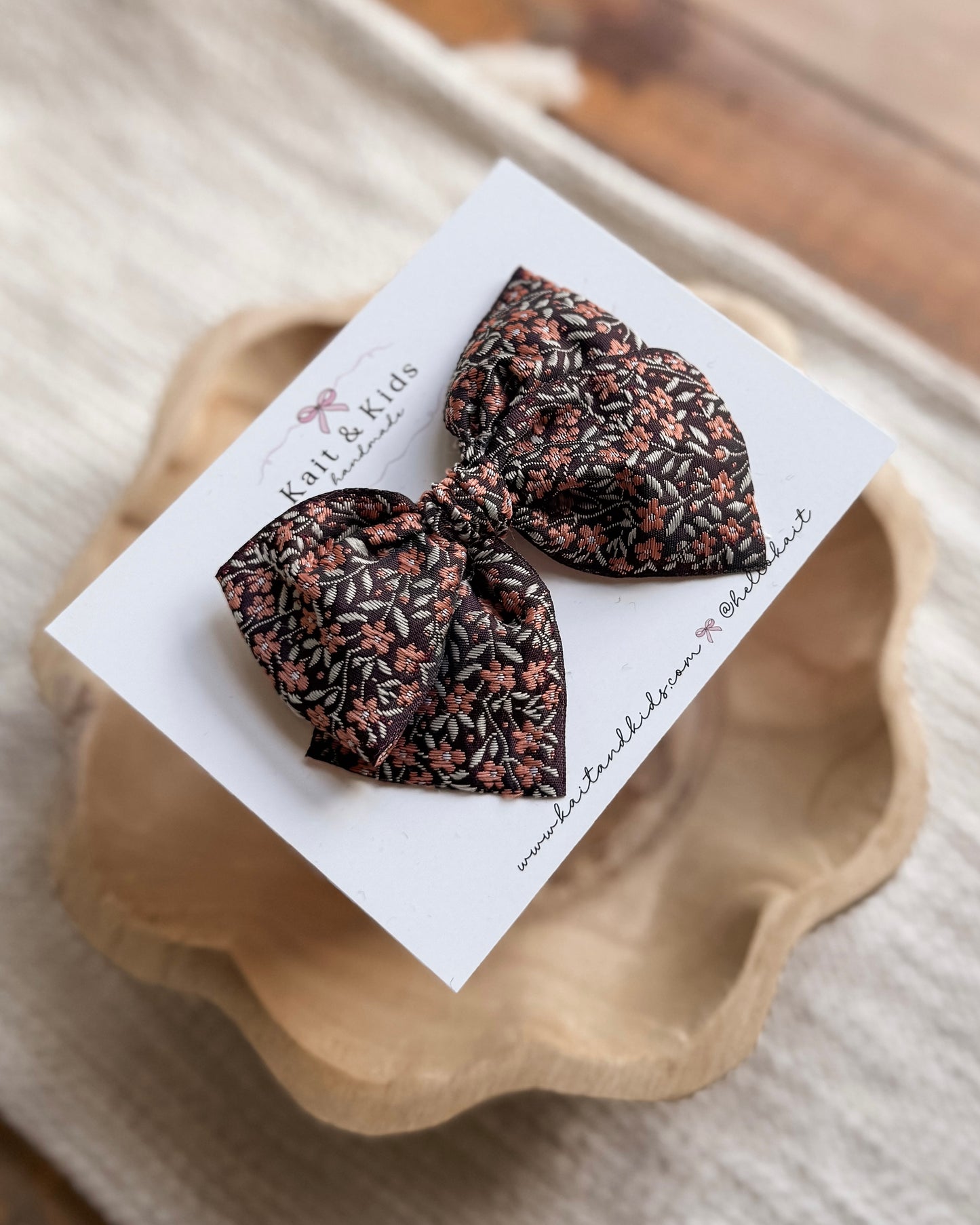 Autumn garden / headband / clip /