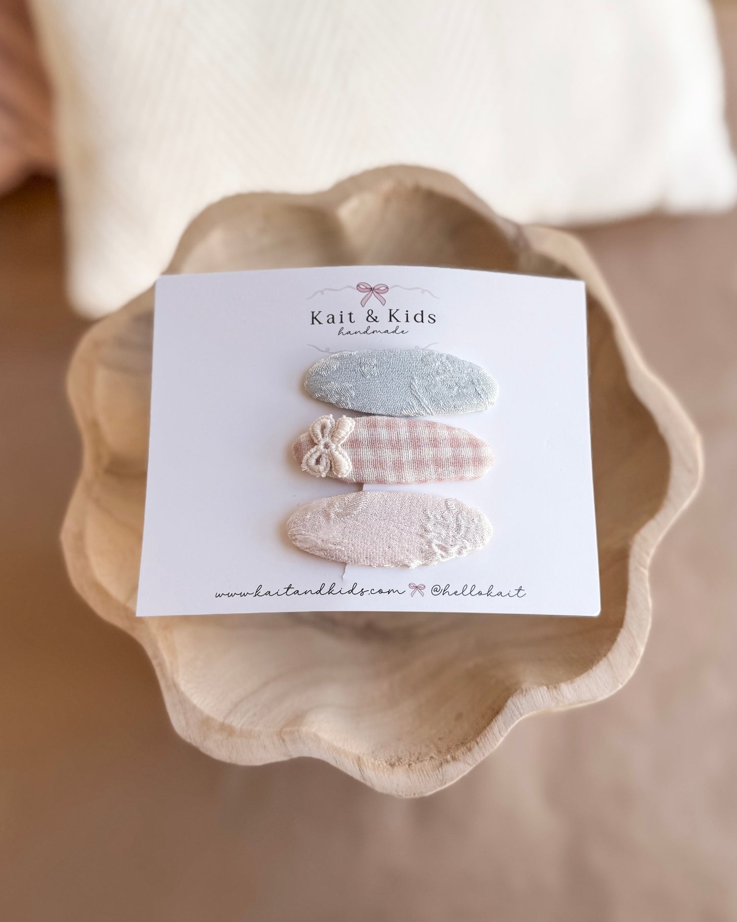 little bow peep ✿ snap clip set