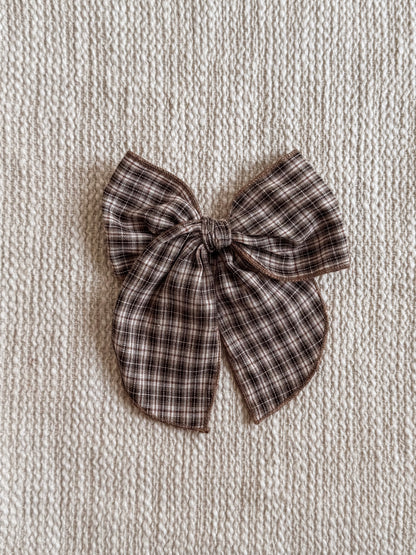 Fall plaid / fable / large / clip