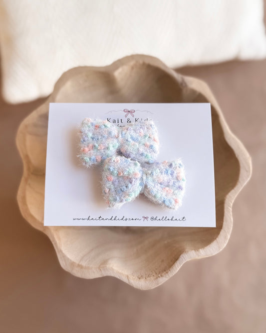 Pastel bubble pinwheel ✿ headband / clip / piggy set