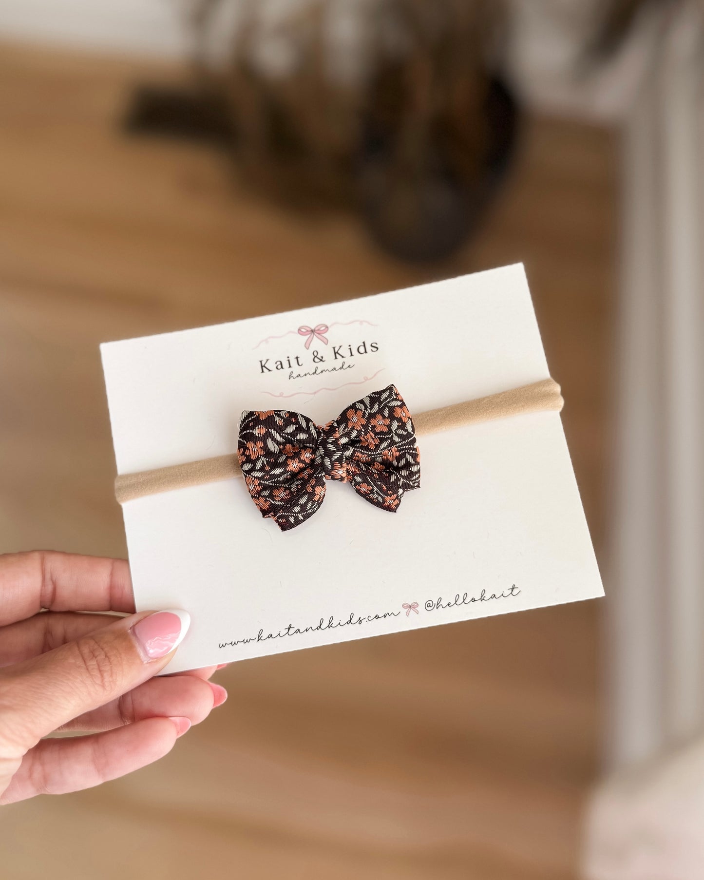 Autumn garden itty / headband