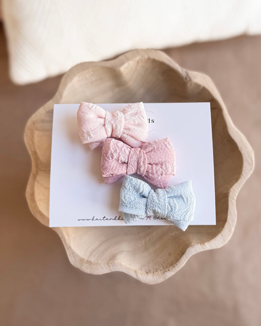 Pastel trio ✿ headband / clip