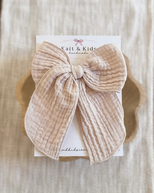 Stone wood muslin / fable / large / clip