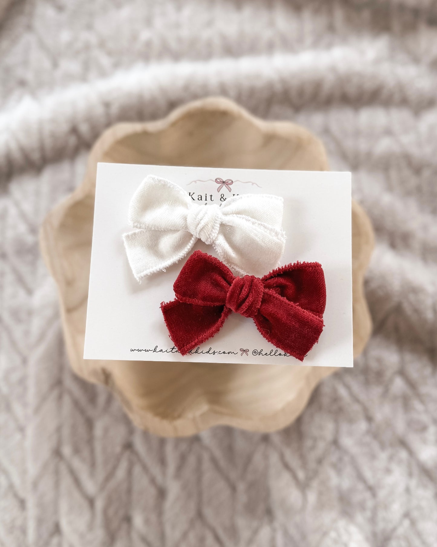 Santa hat *velvet / mini classic / set