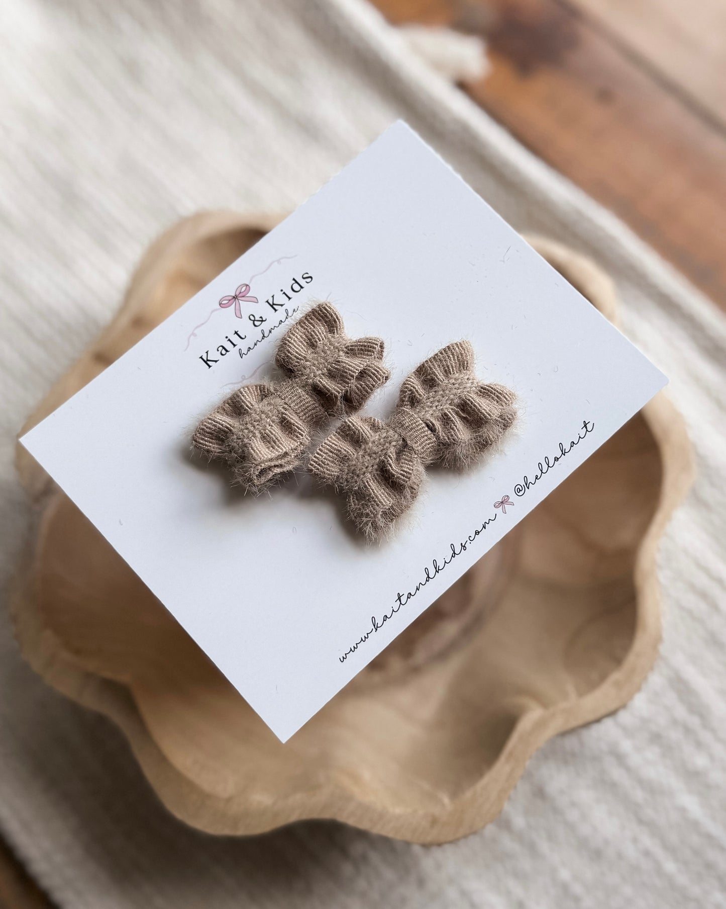 Toasted caramel / piggy set